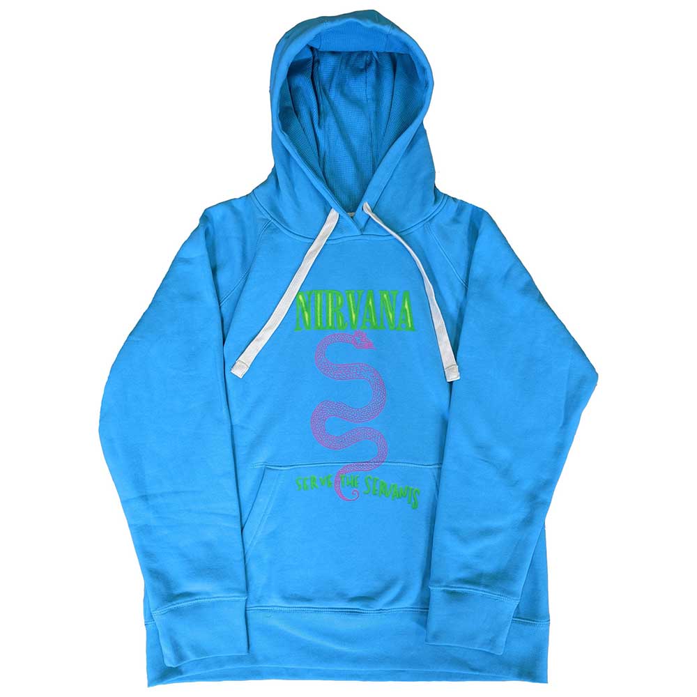 Image of Nirvana Unisex Hoodie - SERVE THE SERVANTS NEON Rock Off